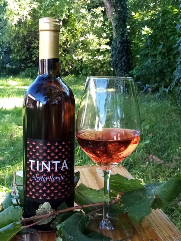 Flasche Tinta Merlot Rosato